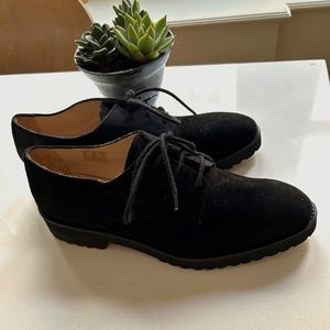 Suede new Oxford shoes Italian